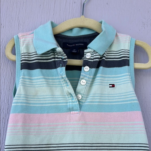 Tommy Hilfiger Pastel Striped Polo Dress - Picture 4 of 6